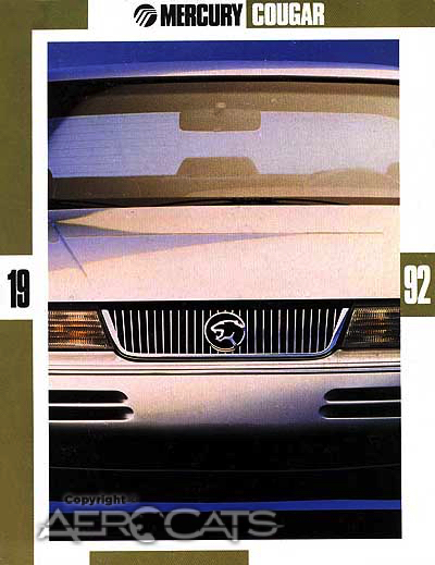 1992 Cougar Brochure