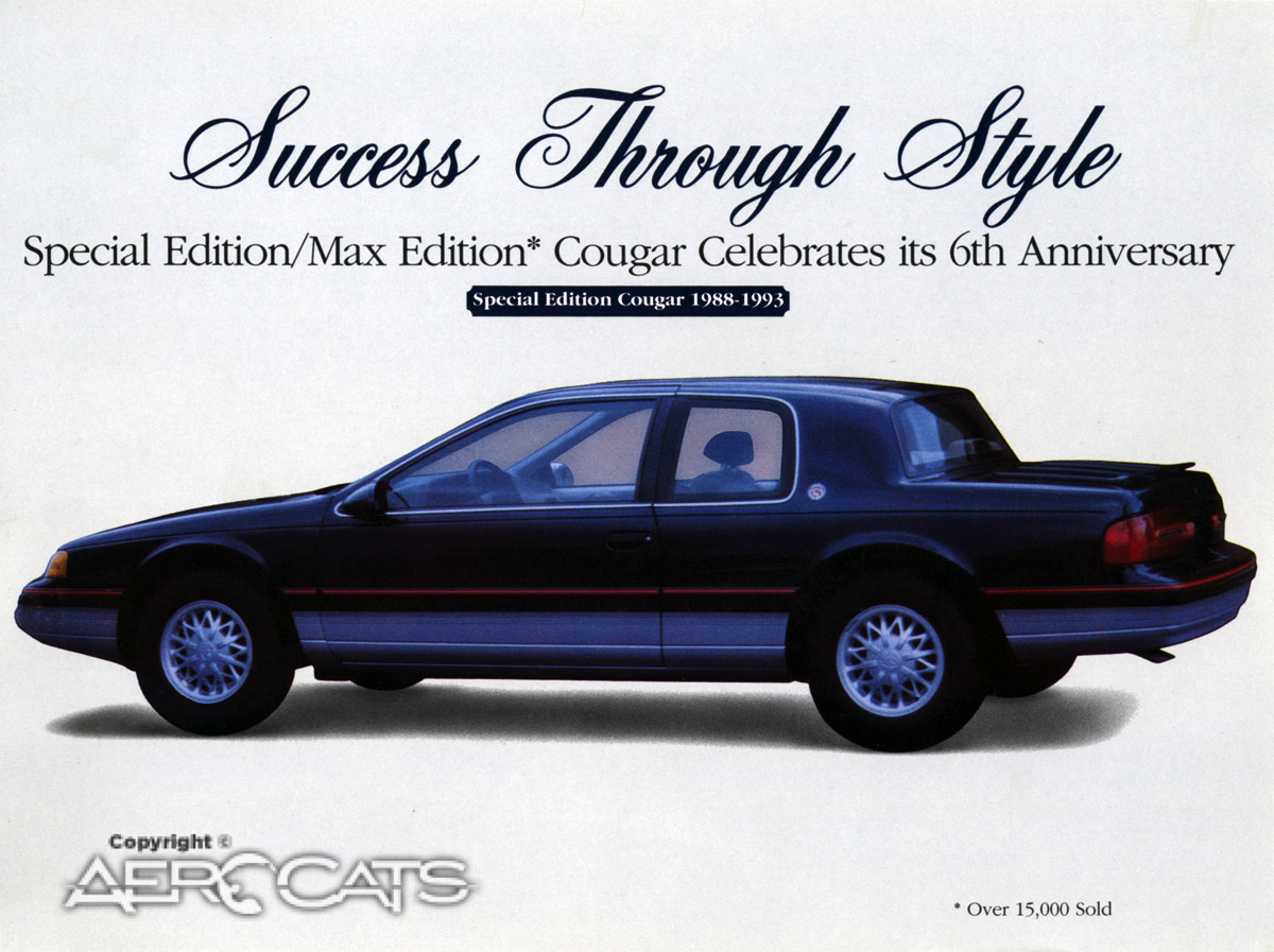 1993 Cougar Special Edition Brochure